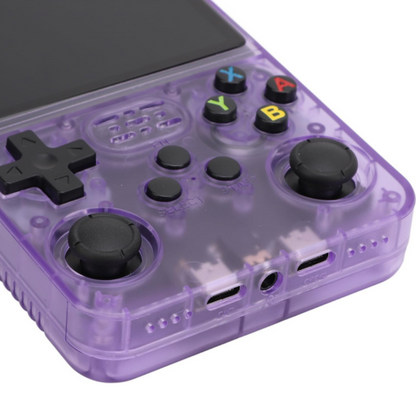 Console de jeu vidéo portable rétro R36S, écran IPS de 3.5 pouces, lecteur vidéo de poche portable pour enfants, 64 Go, plus de 10 000 jeux, système ArkOS